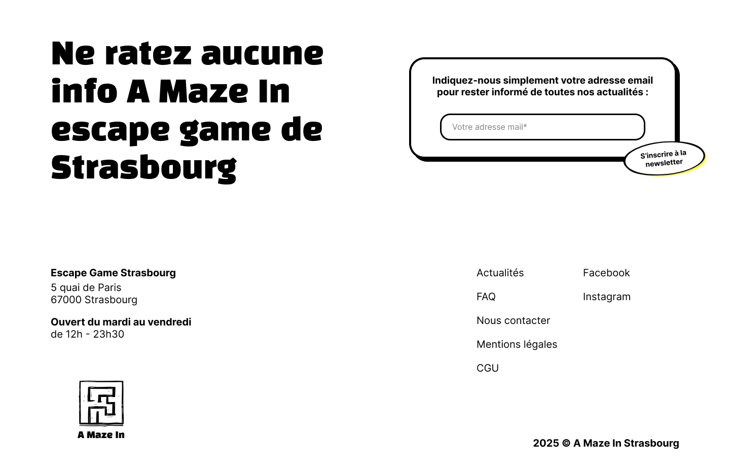 Capture footer