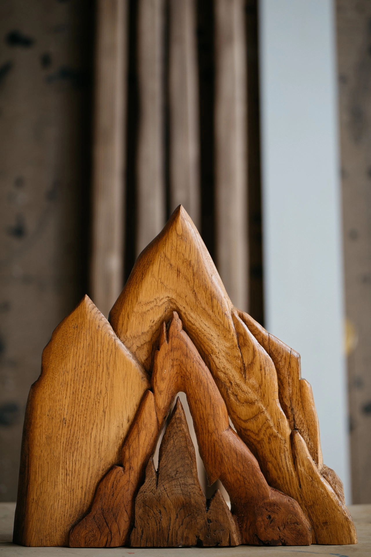 Photo d'une décoration en bois'